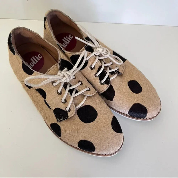 Rollie Nation Calf Hair Polka Dot Oxford - Picture 4 of 14